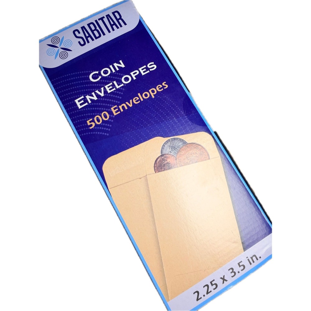 Coin Envelopes 500 pieces Sabitar New 2.25x3.5